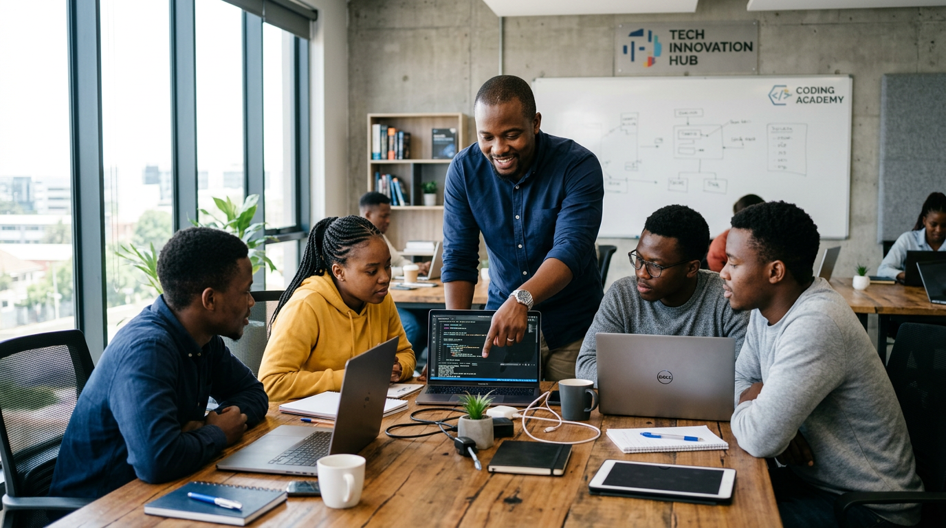 Remote Work Hub instructor guiding students