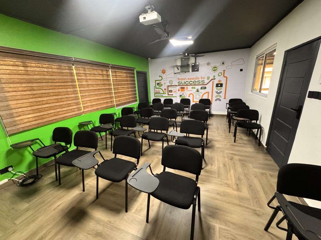 Remote Work Hub classroom setup