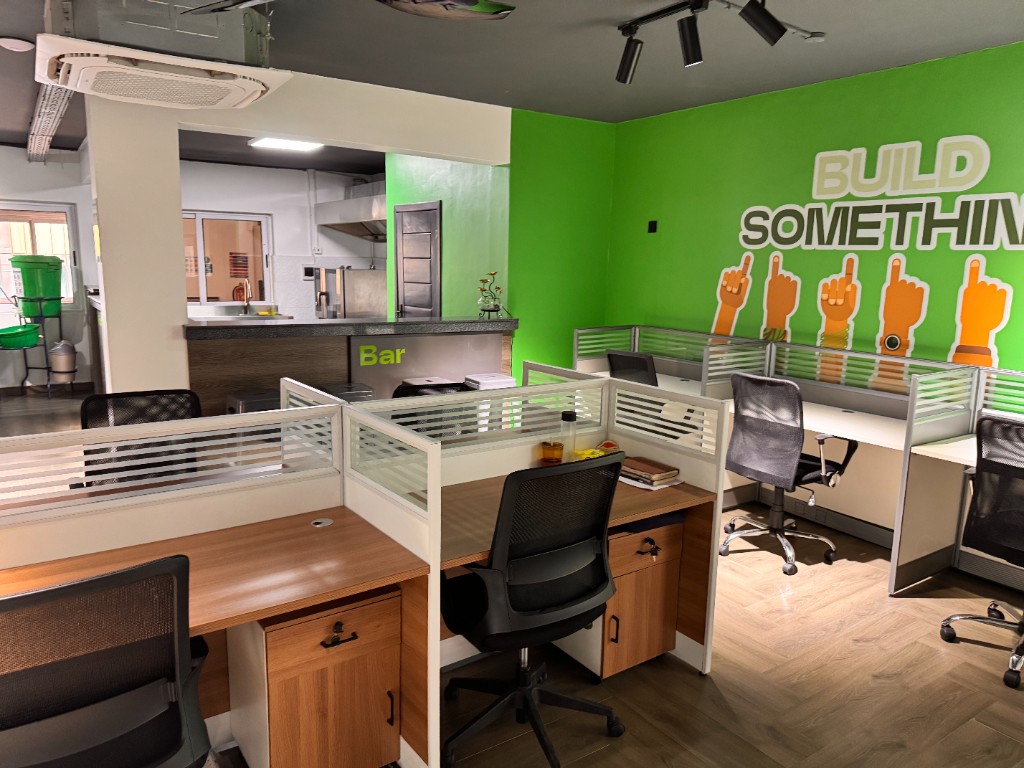 Remote Work Hub work and collaboration area